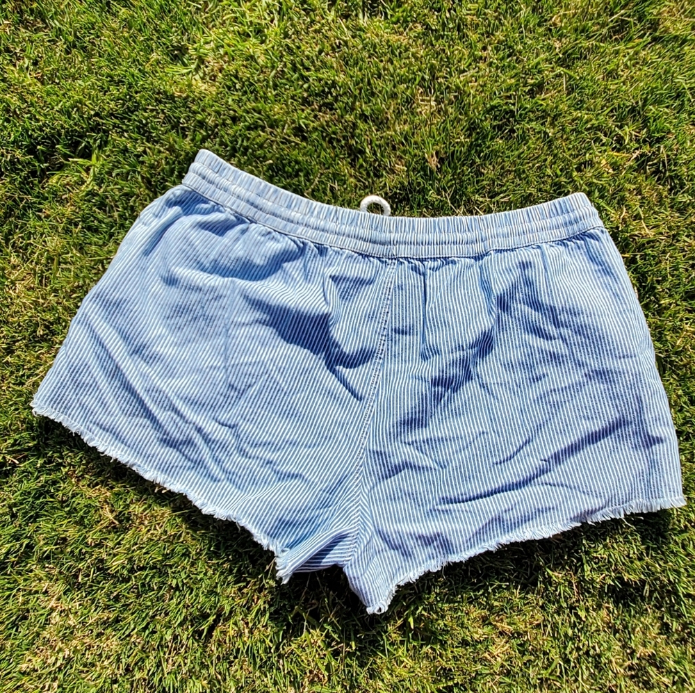 Aerie loose linen casual shorts size Large - Picture 7 of 8